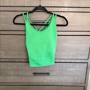 Forever 21 Neon Green Strappy Tank Top
